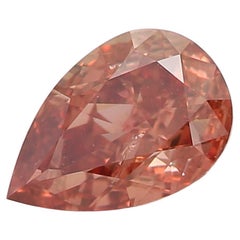 GIA Certified 0.50 Carat Fancy Deep Brown Pink I1 Clarity Diamond
