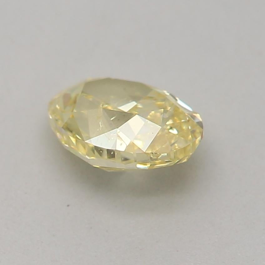GIA Certified 0.50 Carat Fancy Intense Yellow I1 Clarity Diamond In New Condition For Sale In บางรัก, TH
