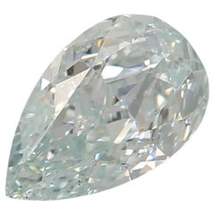 Diamante certificado por GIA de 0,50 quilates Fancy Azul Claro Verde VS2 Claridad