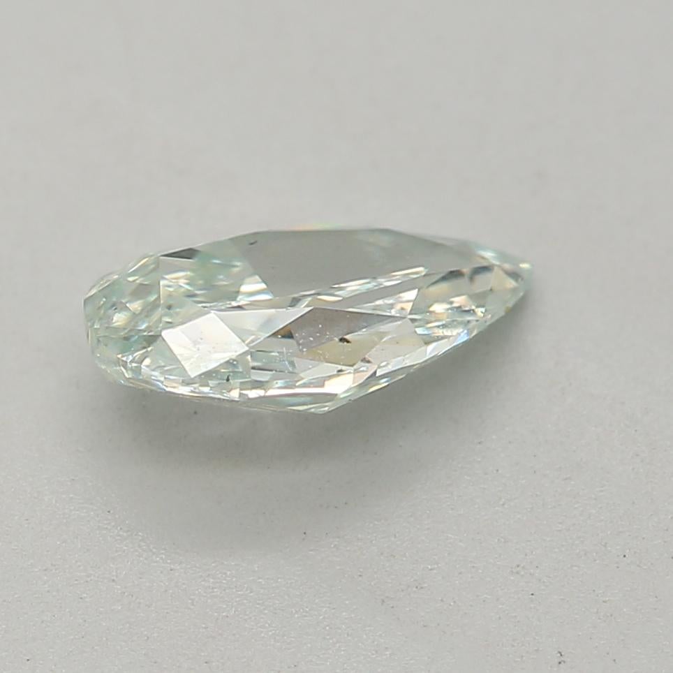 Diamante certificado por GIA de 0,50 quilates de fantasía verde azulado claro con pureza SI1 en Nuevo estado para la venta en บางรัก, TH