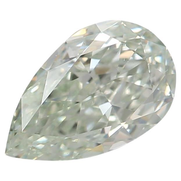 GIA Certified 0.50 Carat Fancy Light Green VS2 Clarity Diamond