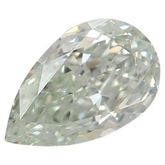 GIA Certified 0.50 Carat Fancy Light Green VS2 Clarity Diamond