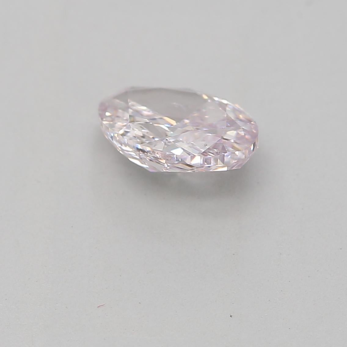 GIA Certified 0.50 Carat Fancy Light Purplish Pink SI2 Clarity Diamond In New Condition For Sale In บางรัก, TH