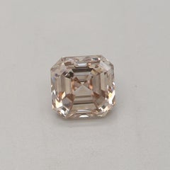 GIA Certified 0.50 Carat Fancy Pinkish Brown VVS2 Clarity Diamond