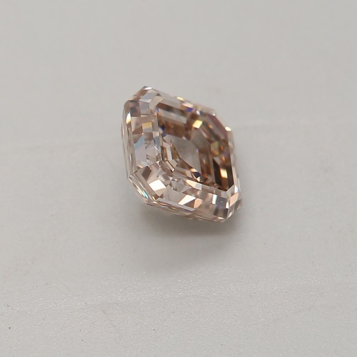 da uomo o donna Diamante certificato GIA da 0,50 carati di colore marrone rosato VVS2 di chiarezza in vendita