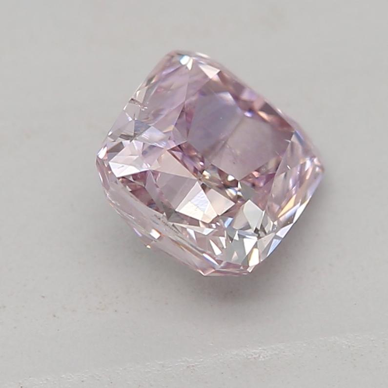 Women's or Men's GIA Certified 0.50 Carat Fancy Purple Pink SI2 Clarity Diamond For Sale