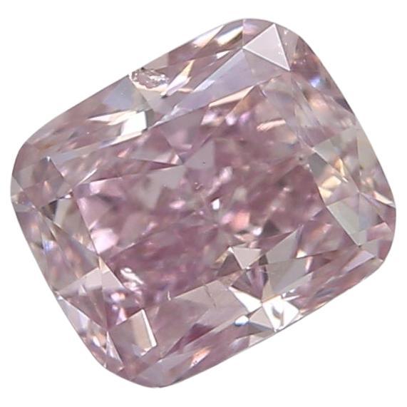 GIA Certified 0.50 Carat Fancy Purple Pink SI2 Clarity Diamond