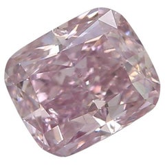 Diamante certificado por GIA de 0,50 quilates Fancy Purple Pink SI2 Clarity