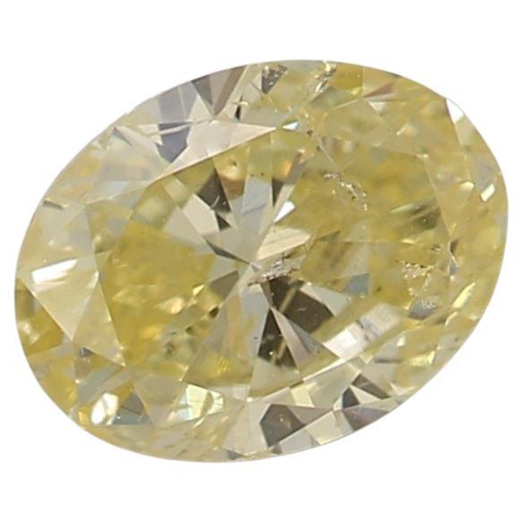 GIA Certified 0.50 Carat Fancy Yellow I1 Clarity Diamond