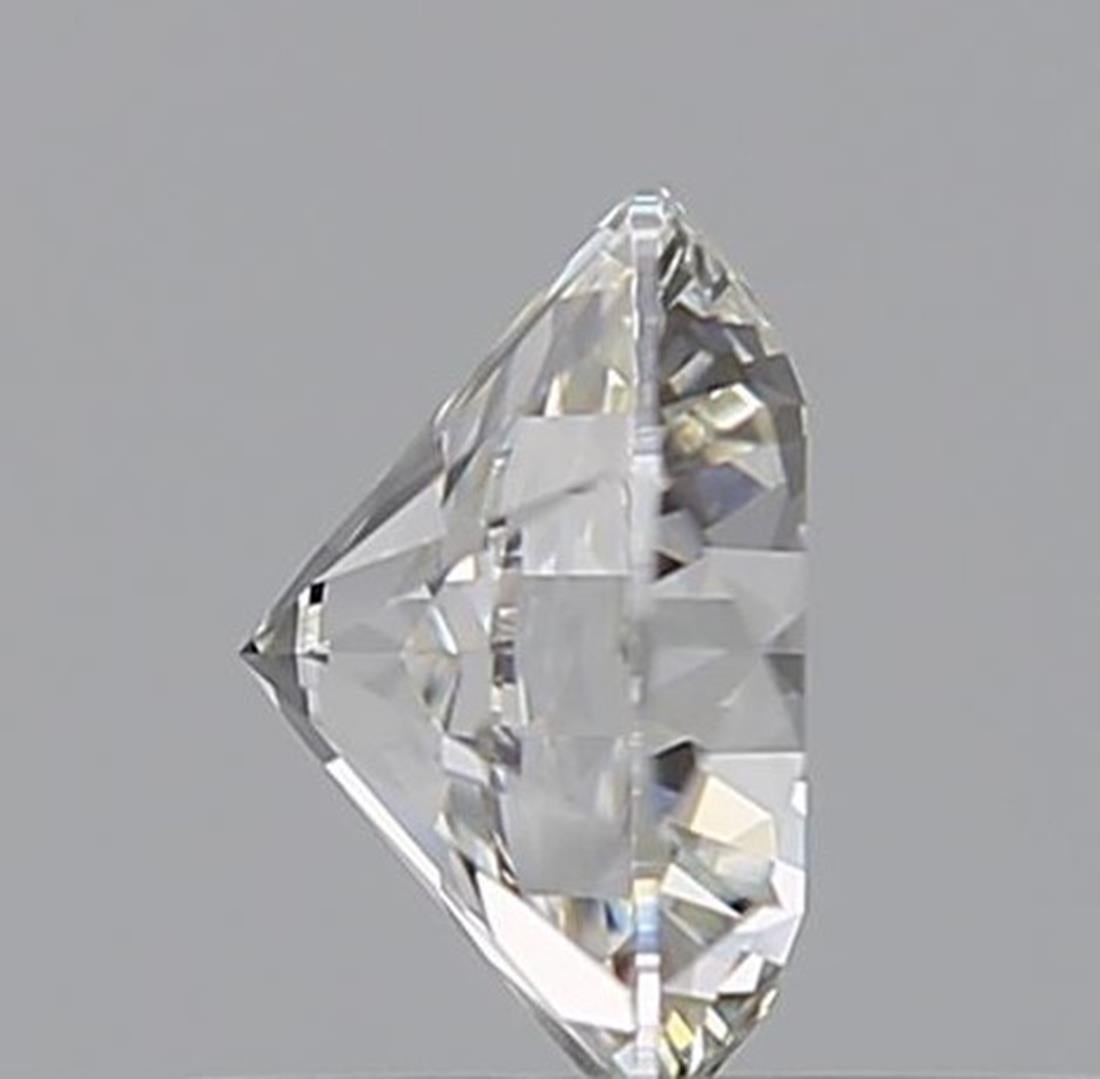 Round Cut GIA Certified 0.50 Carat G Colour VVS1 Clarity Diamond For Sale