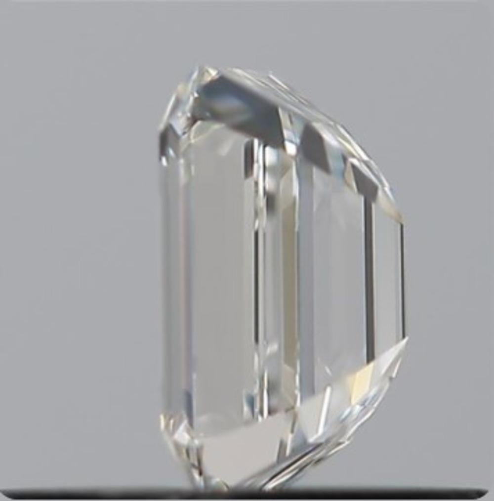 Emerald Cut GIA Certified 0.50 Carat G Colour VVS1 Clarity Diamond For Sale