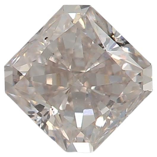 GIA Certified 0.50 Carat Light Pinkish Brown VS2 Clarity Diamond
