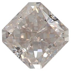 GIA Certified 0.50 Carat Light Pinkish Brown VS2 Clarity Diamond