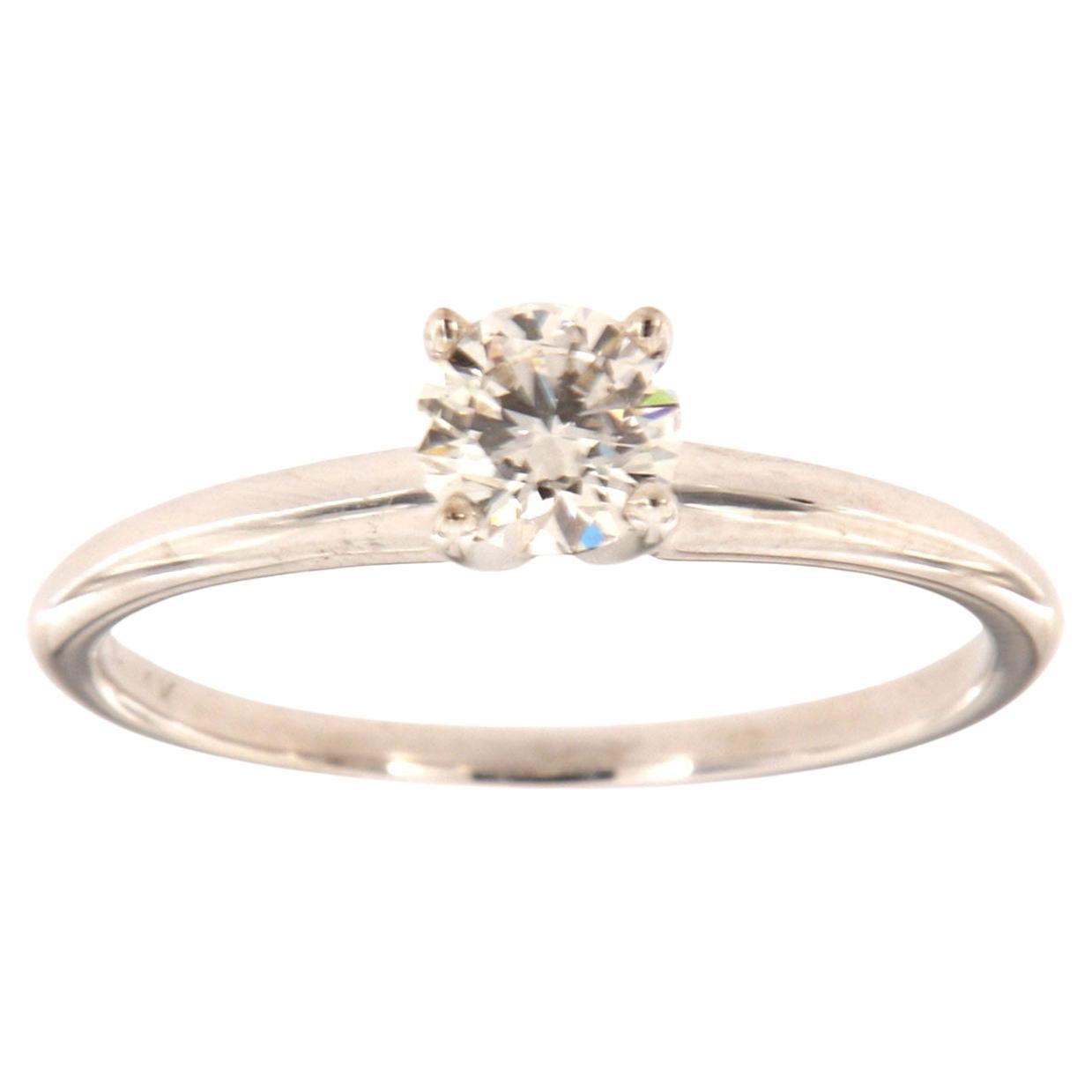 14K Yellow Gold 0.50 CT Diamond Round Cut Solitaire Engagement Wedding Ring 