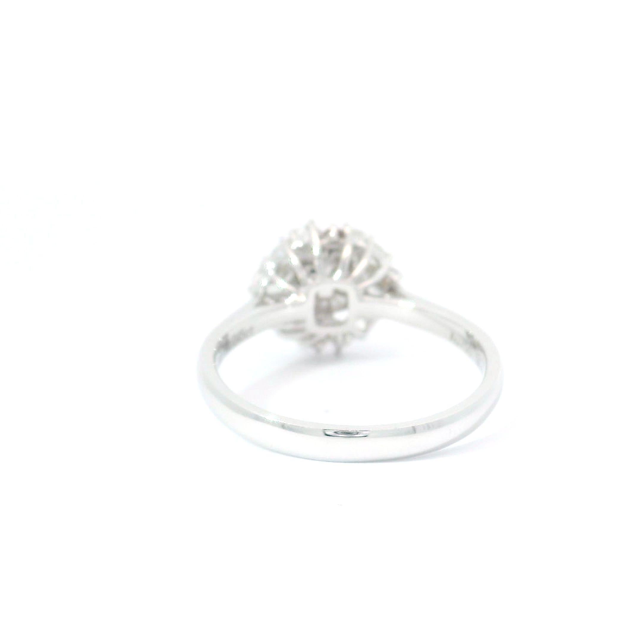 GIA-zertifizierter 0,50 Karat sehr heller Pink Diamond Ring VS2 Reinheit im Angebot 5