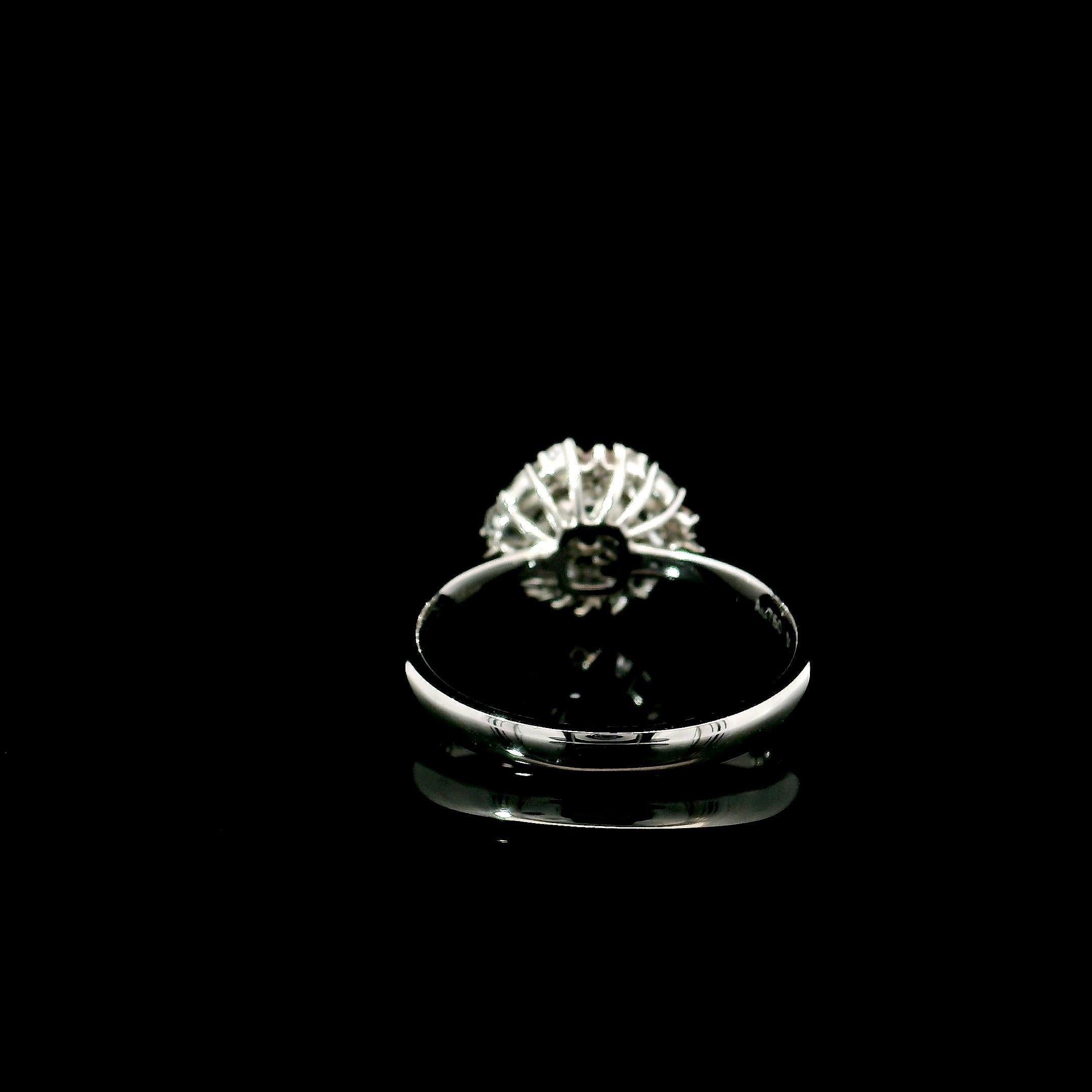 GIA-zertifizierter 0,50 Karat sehr heller Pink Diamond Ring VS2 Reinheit im Angebot 2