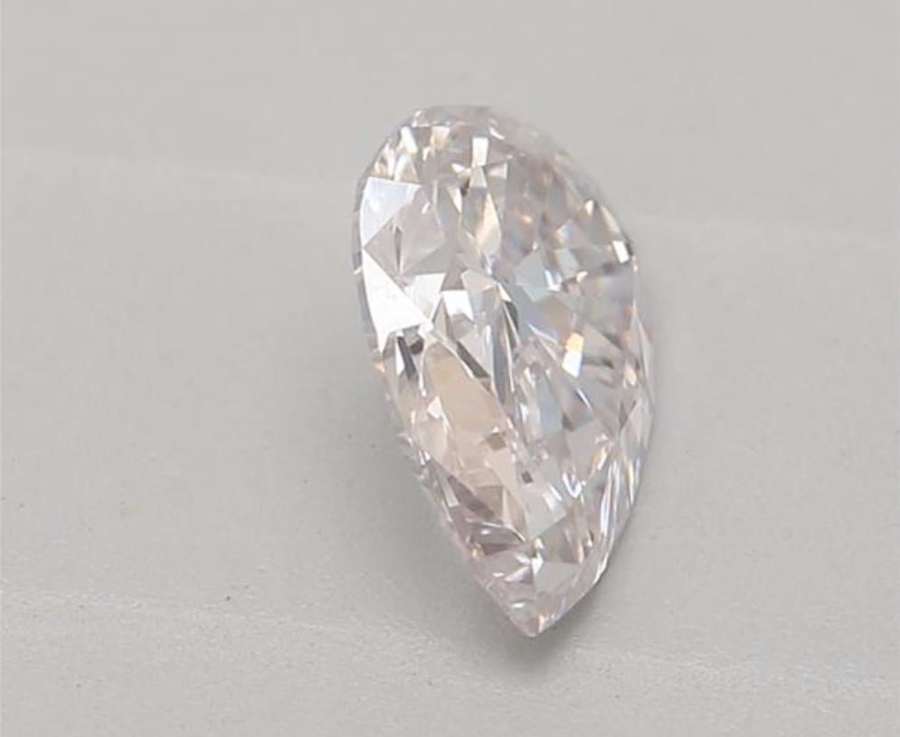Women's or Men's GIA Certified 0.50 Carat Very Light Pink VS1 Clarity Diamond For Sale