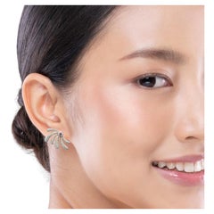 GIA Certified 0.50 CT Faint Pink SI1 /0.50 CT Faint Pink SI2 Diamond Earrings