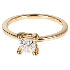 GIA Certified 0.50 Ct Radiant Cut Diamond Engagement Ring in 14K Yellow Gold