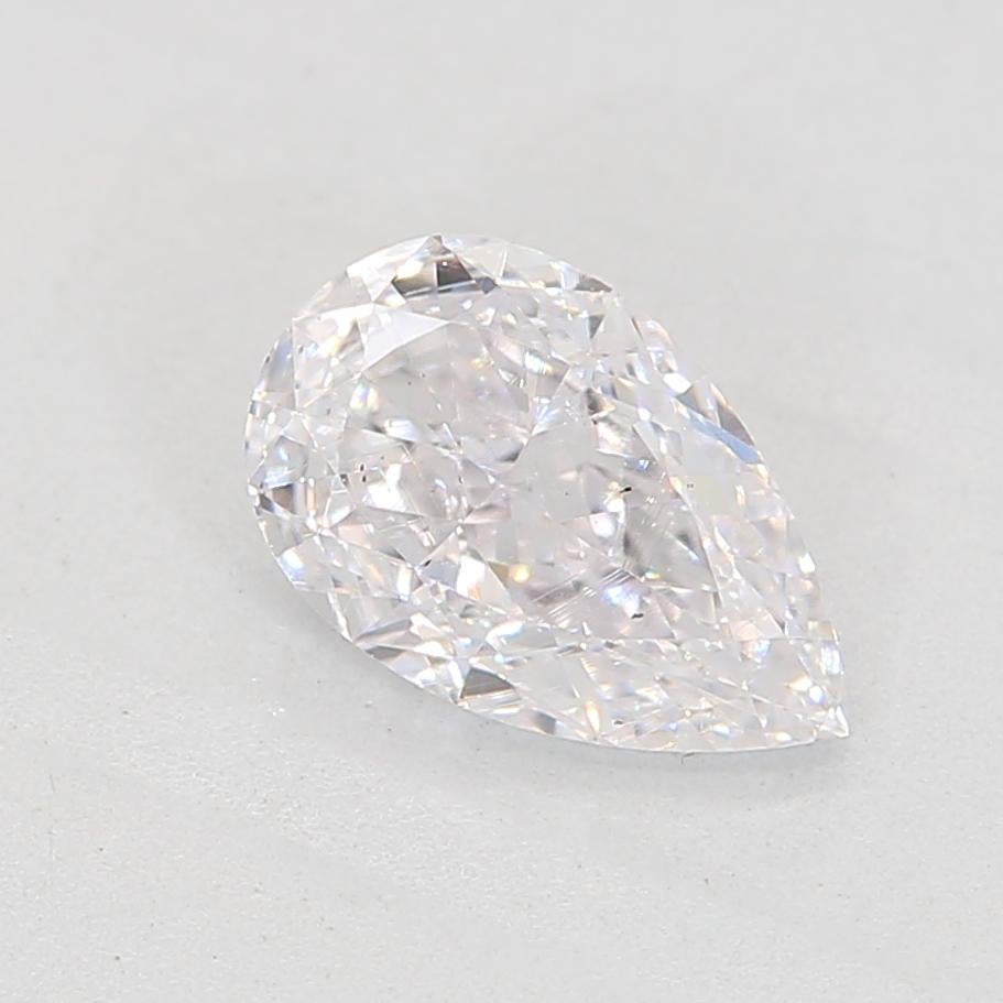 Pear Cut GIA Certified 0.51 Carat Faint Pink SI1 Clarity Diamond For Sale