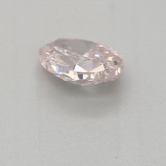 GIA Certified 0.51 Carat Fancy Light Pink SI2 Clarity Diamond