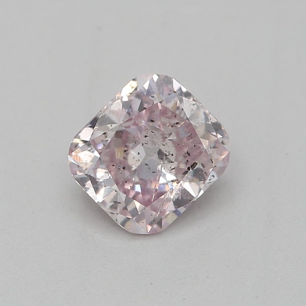 Certificate: GIA
Report Number: 2476076279
Shape And Cut: Radiant
Carat Weight: 0.51 carat
Measurements: 4.98 x 4.49 x 2.69 mm 
Color Grade:  Fancy Purplish Pink

FEATURES OF THE DIAMOND:

This fancy purplish-pink diamond exudes an exquisite blend