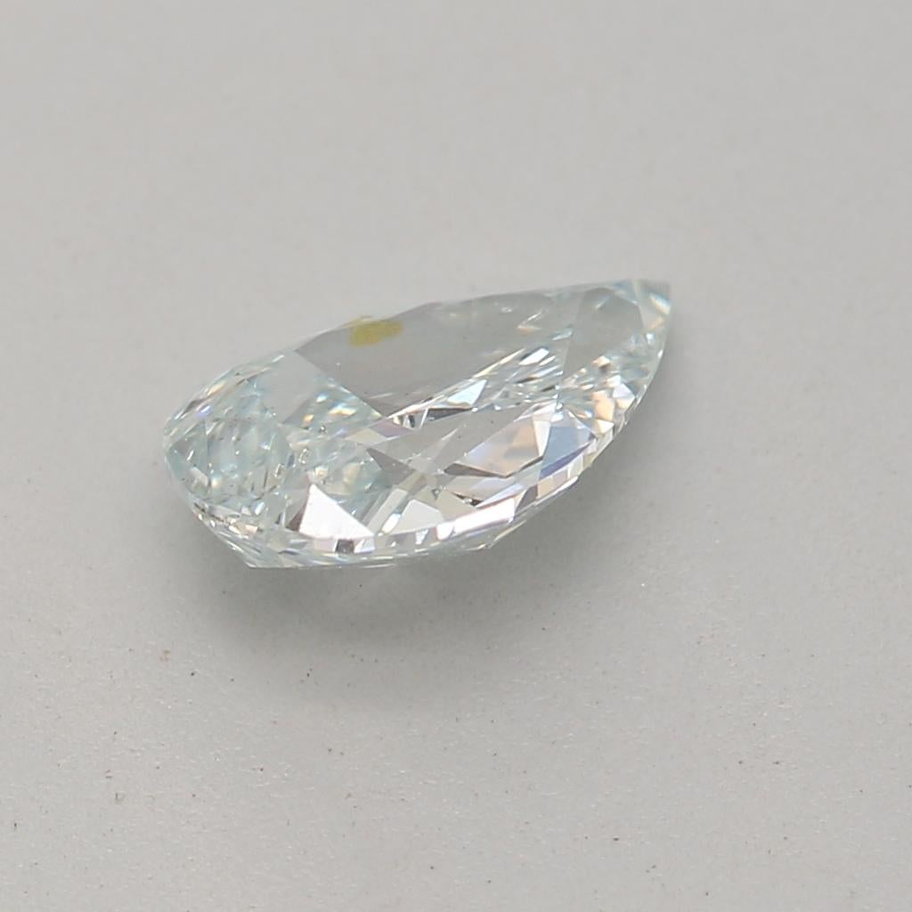 GIA Certified 0.51 Carat Light Blue SI2 Clarity Diamond In New Condition For Sale In บางรัก, TH