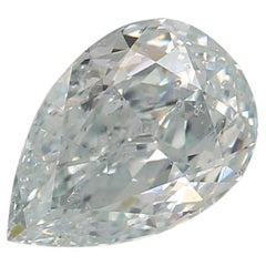 Diamante certificado por GIA de 0,51 quilates de color azul claro y claridad SI2