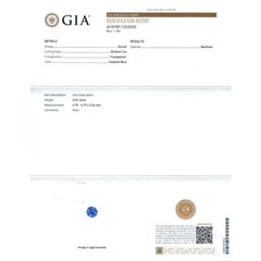 GIA Certified 0.52 Сarats Benitoite