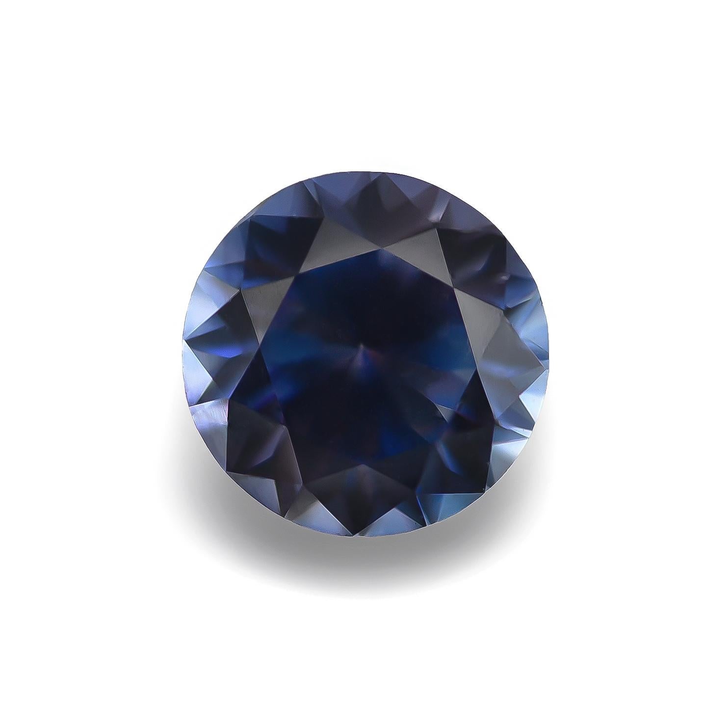 Women's or Men's GIA Certified 0.52 Сarats Benitoite For Sale