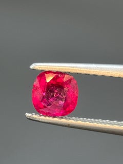GIA Certified 0.52 Carat Burma No Heat Natural Vivid Red Ruby