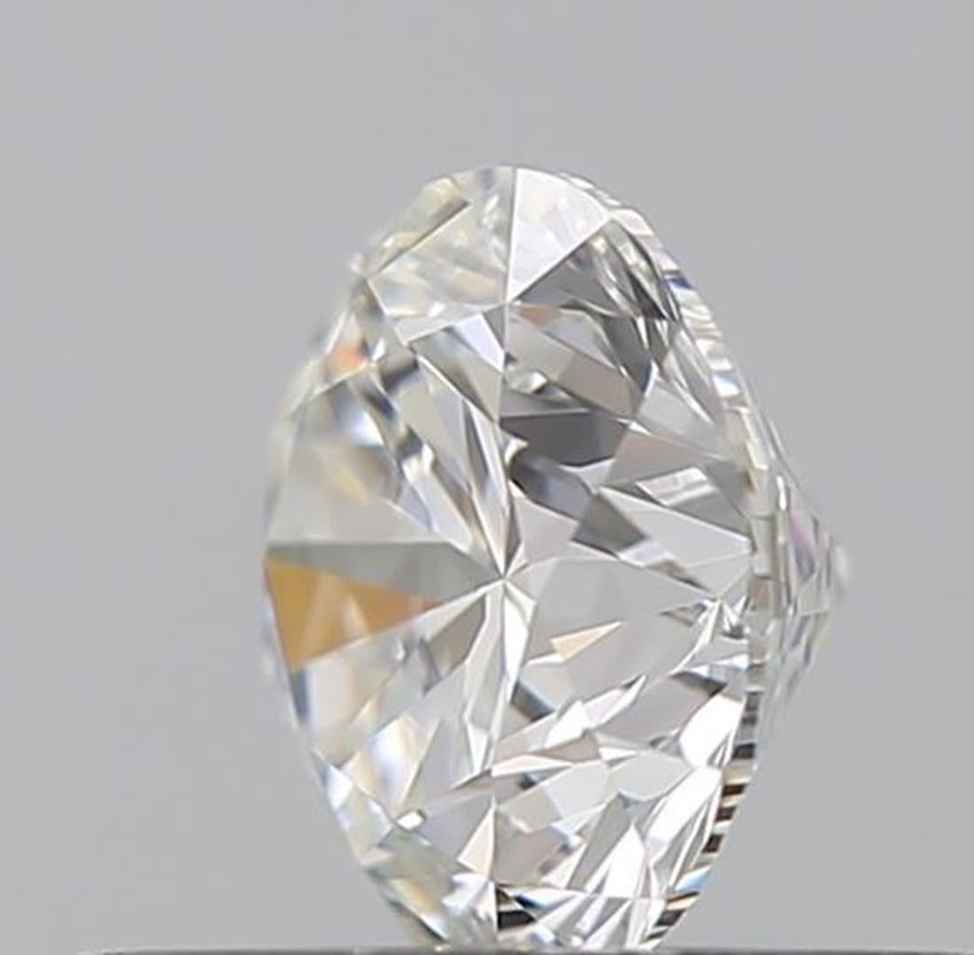 Women's or Men's GIA Certified 0.52 Carat F Colour IF Clarity Diamond For Sale