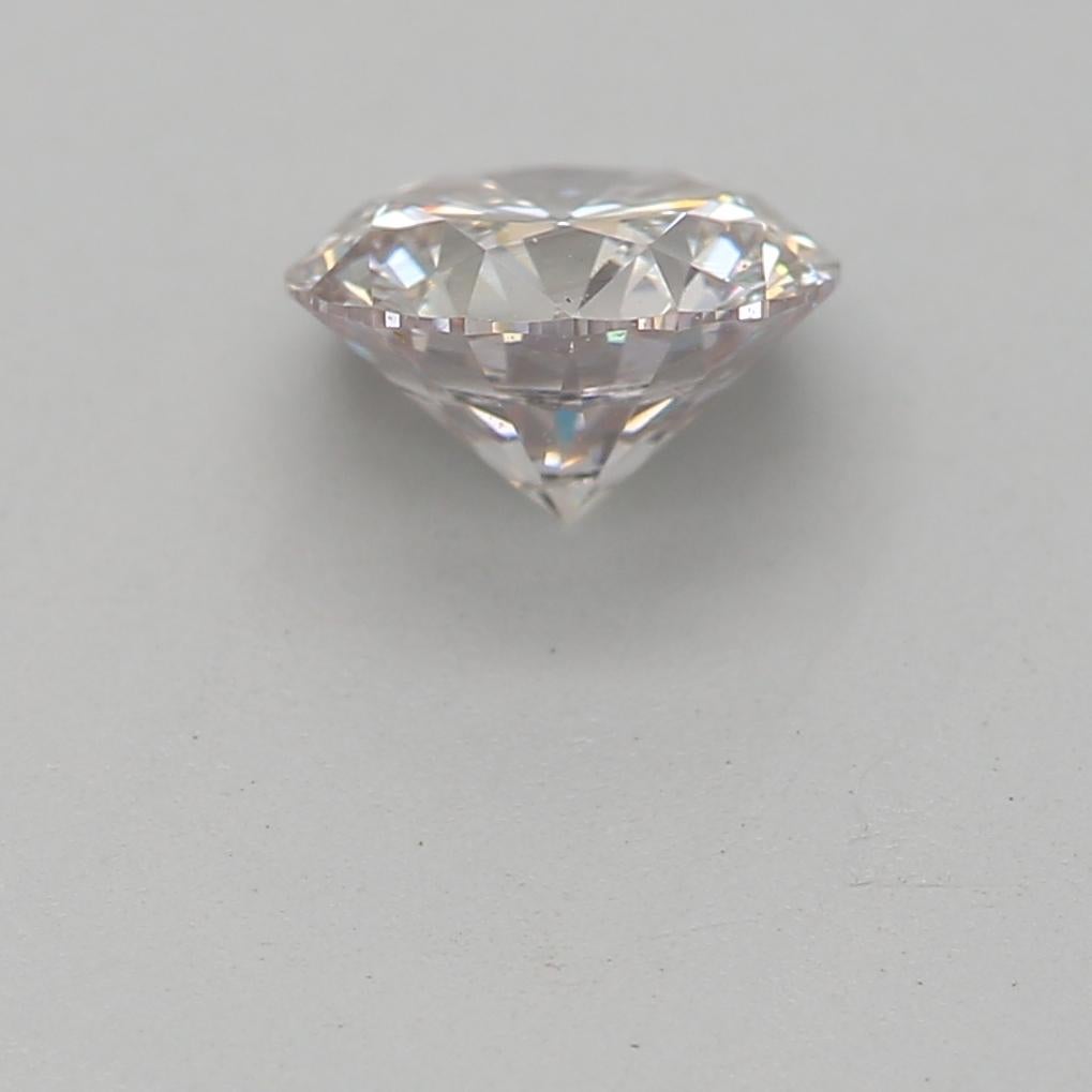 GIA Certified 0.52 Carat Faint Pink SI2 Clarity Diamond In New Condition For Sale In บางรัก, TH