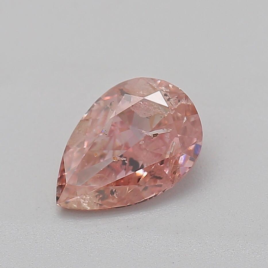 Certificate: GIA
Report Number: 6242912034
Shape And Cut: Pear
Carat Weight: 0.52 carat
Measurements: 6.72 x 4.57 x 2.37 mm
Color Grade: Fancy Orangy Pink

FEATURES OF THE DIAMOND:

This Fancy Orangy Pink Diamond is a rare and stunning Diamond that