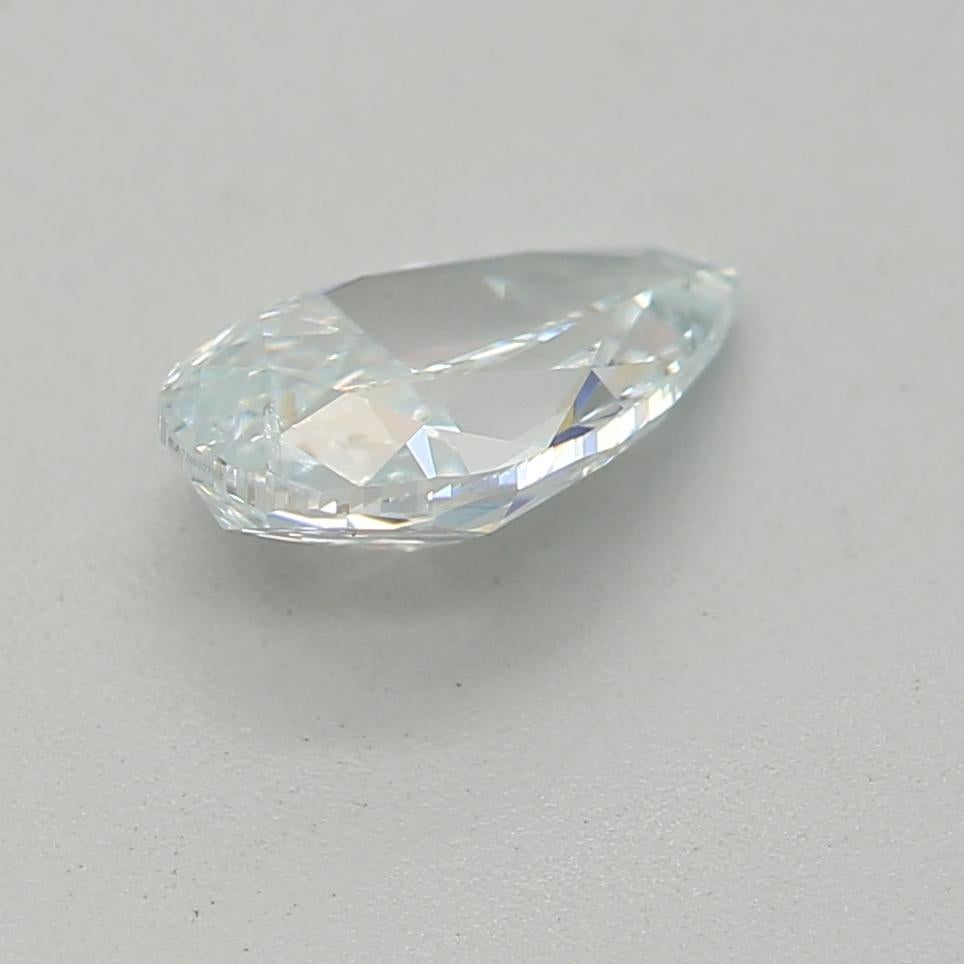 GIA Certified 0.52 Carat Light Blue SI2 Clarity Diamond In New Condition For Sale In บางรัก, TH