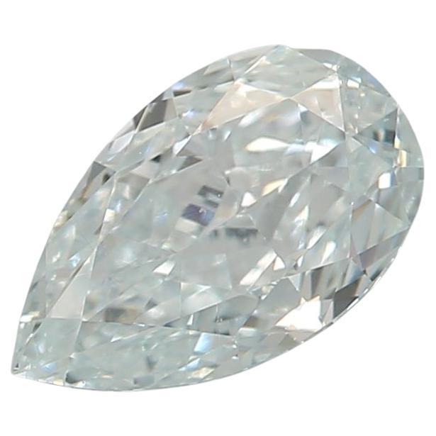 GIA Certified 0.52 Carat Light Blue SI2 Clarity Diamond