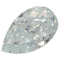 Diamante certificato GIA da 0,52 carati di colore azzurro con purezza SI2