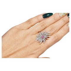 GIA-zertifizierter 0,52 Karat sehr heller Pink Diamond Ring SI2 Reinheit