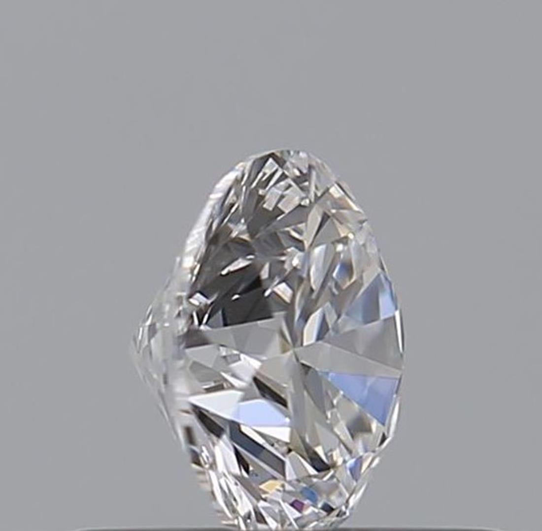 Women's or Men's GIA Certified 0.53 Carat D Colour VVS2 Clarity Diamond For Sale