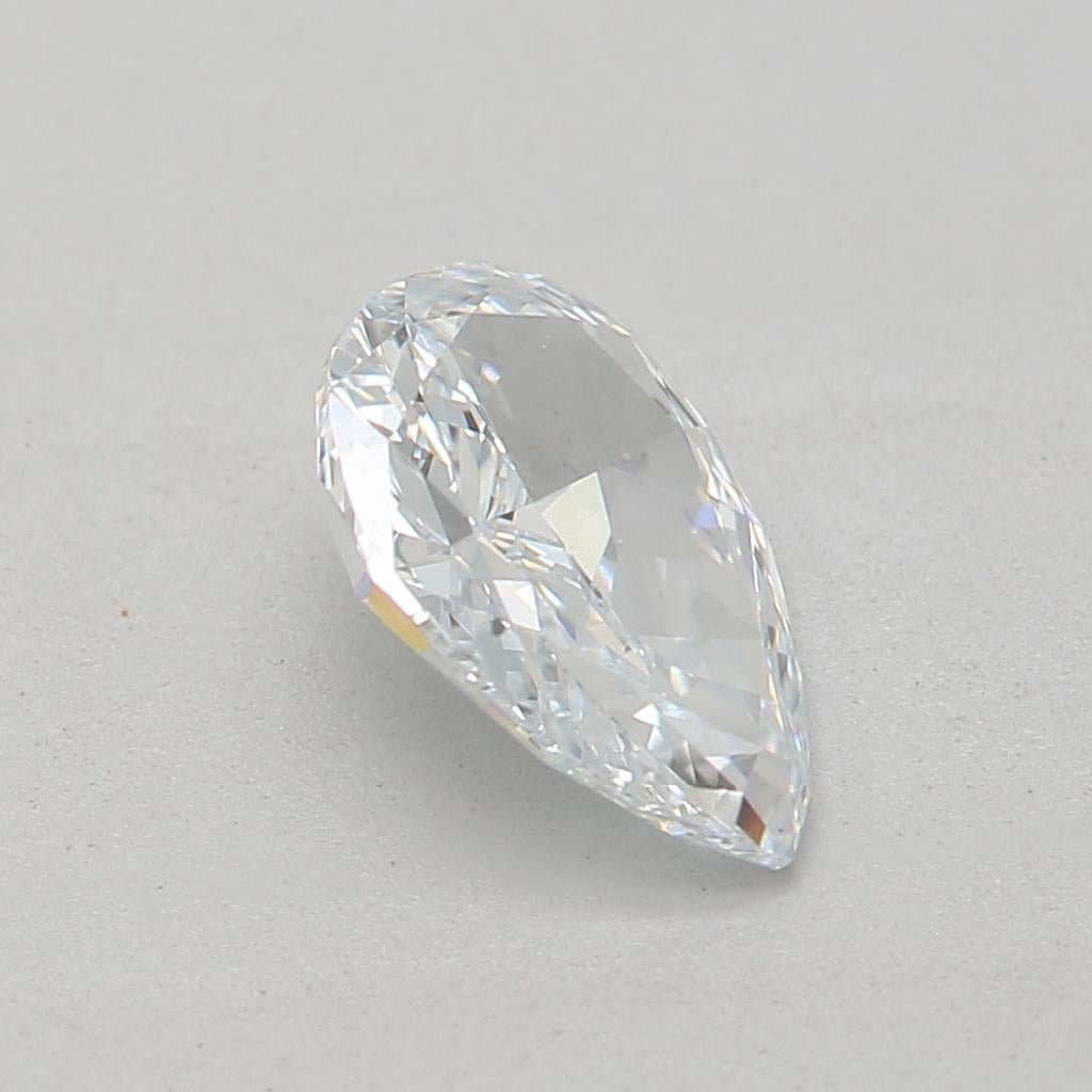 Women's or Men's GIA Certified 0.53 Carat Faint Blue VS2 Clarity Diamond For Sale