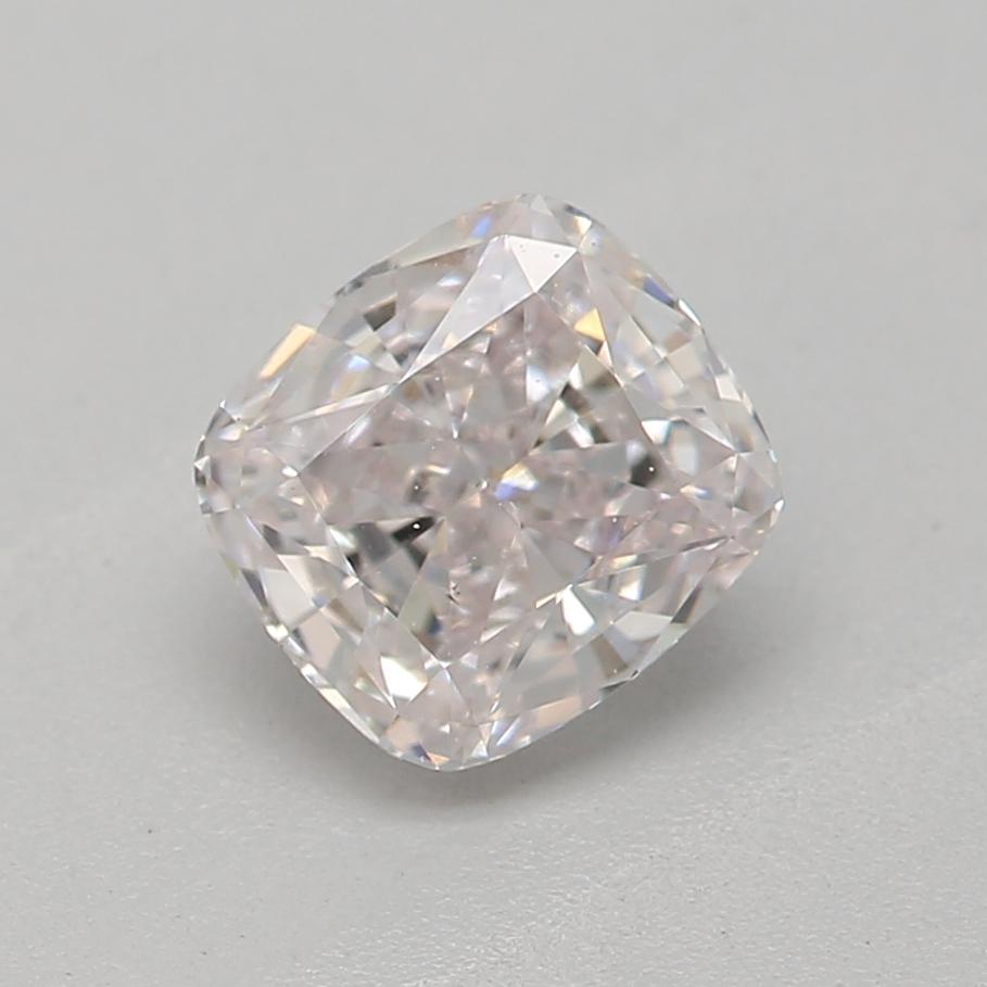 Certificate: GIA 
Report Number: 2225479508
Shape And Cut: Cushion
Carat Weight: 0.53 carat
Measurements: 4.95 x 4.56 x 2.79 mm
Color Grade: Faint Pink

FEATURES OF THE DIAMOND:

This faint pink diamond is a rare and beautiful variation of diamond