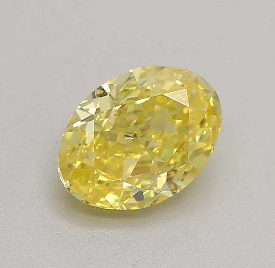Certificato: GIA
Numero del rapporto: 6362905210
Forma e taglio: Ovale
Peso in carati: 0,53 carati
Misure: 5,82 x 4,28 x 2,81 mm
Grado di colore: Giallo intenso fantasia

Questo diamante da 0,53 carati è un diamante relativamente piccolo: il carato
