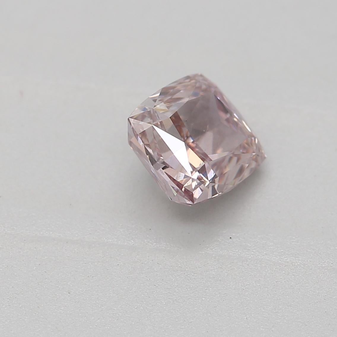 da uomo o donna GIA Certificato 0,53 Carati Fancy Purplish Pink Si2 Clarity Diamond in vendita