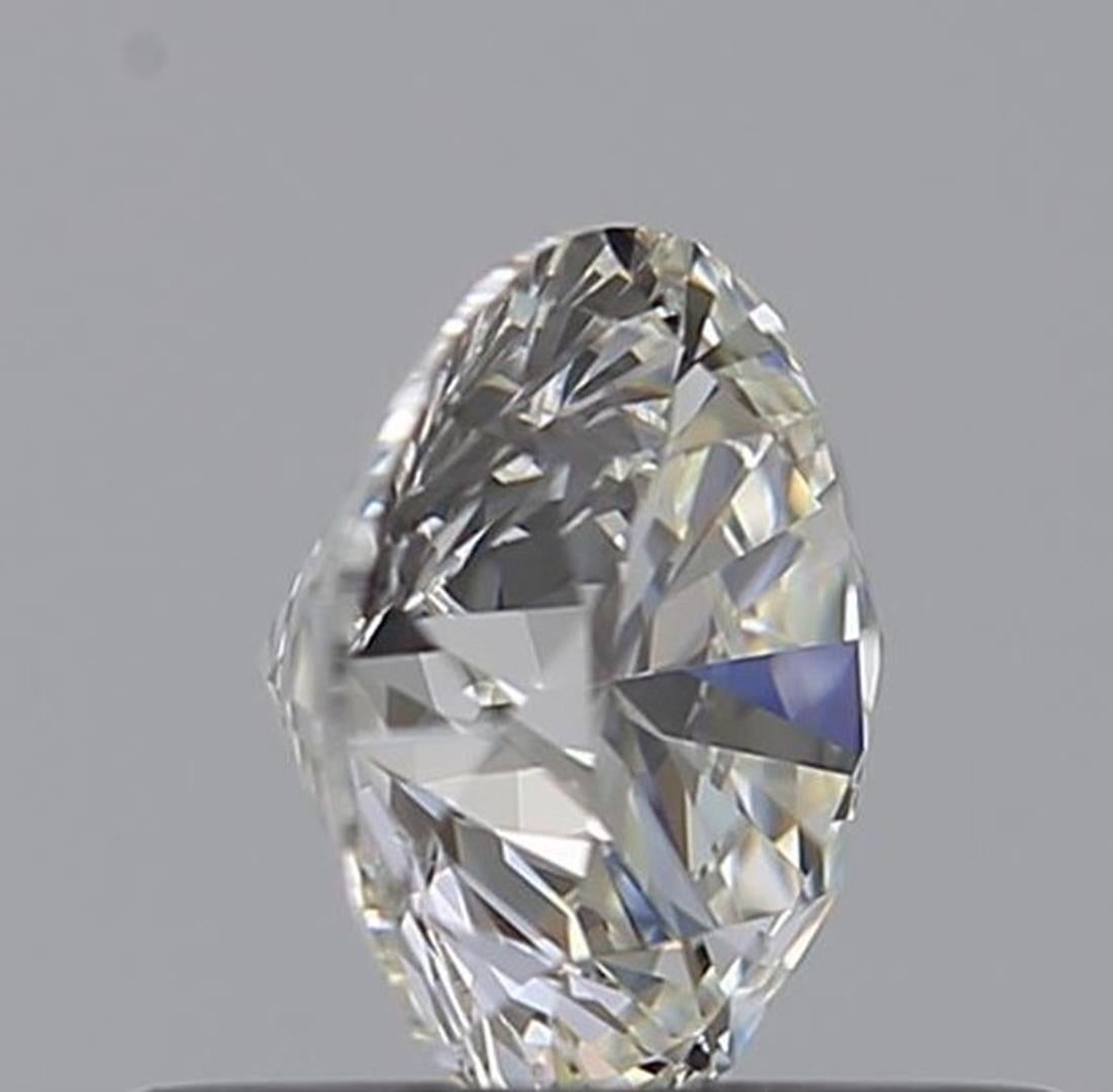 Women's or Men's GIA Certified 0.53 Carat H Colour VVS1 Clarity Diamond For Sale