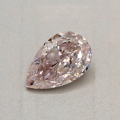 GIA Certified 0.53 Carat Light Pink SI2 Clarity Diamond