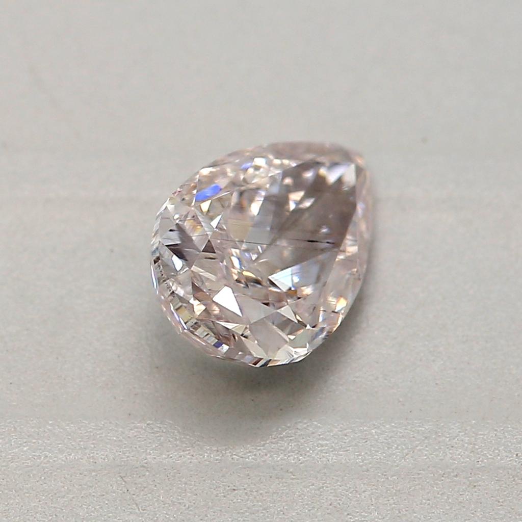 GIA Certified 0.53 Carat Light Pink SI2 Clarity Diamond For Sale 1