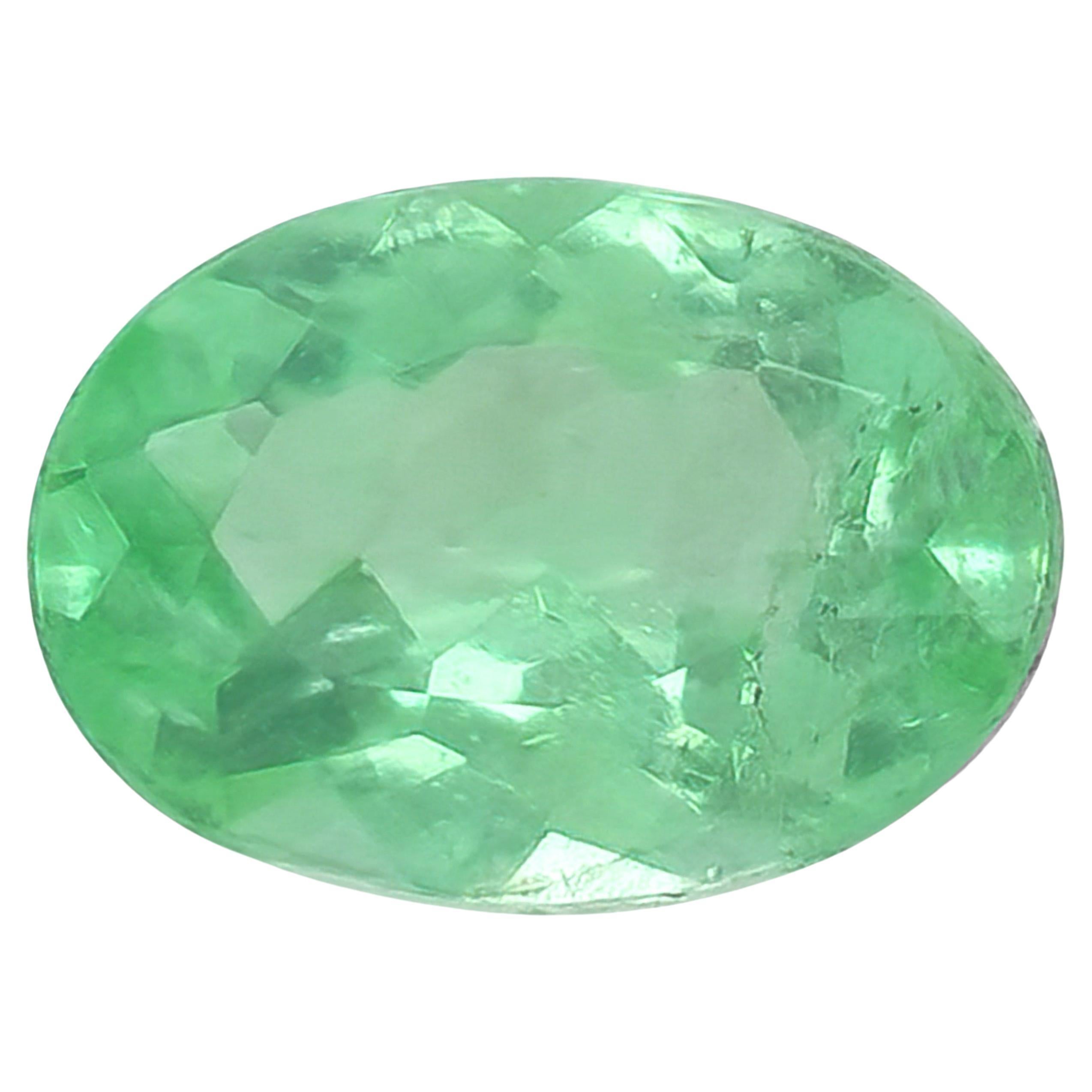 GIA Certified 0.53 Carat Natural Paraiba Tourmaline Loose Gemstone Oval Shape For Sale