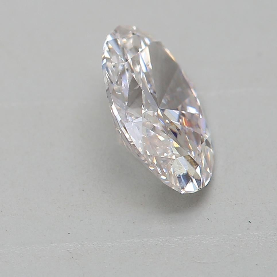 da uomo o donna Diamante certificato GIA da 0,54 carati di colore rosa molto chiaro con purezza VS2 in vendita