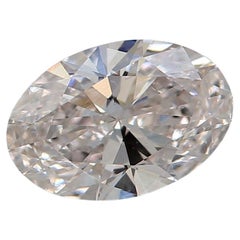 Diamante certificato GIA da 0,54 carati di colore rosa molto chiaro con purezza VS2