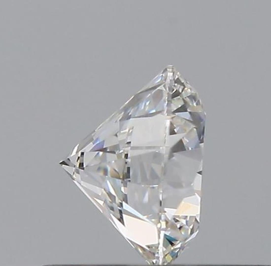 Round Cut GIA Certified 0.55 Carat F Colour IF Clarity Diamond For Sale